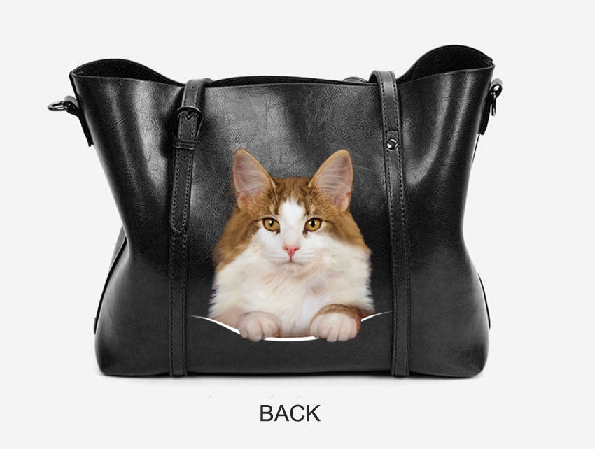 Norwegian Forest Cat Unique Handbag V1