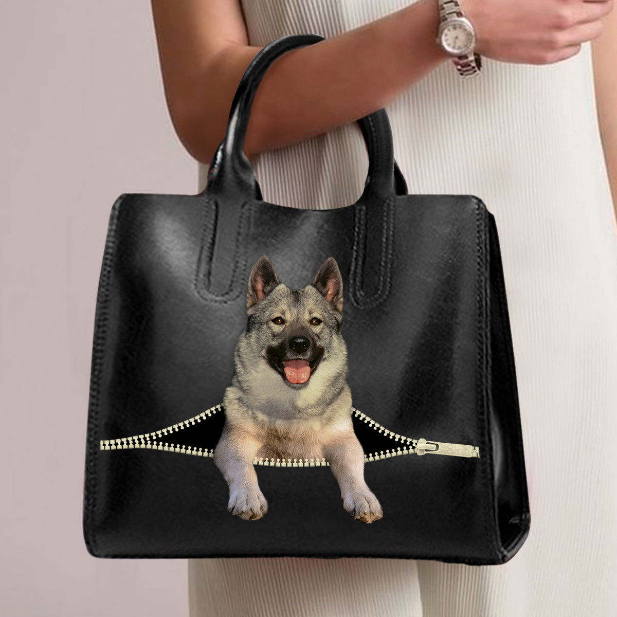 Sac à main de luxe Norwegian Elkhound V1