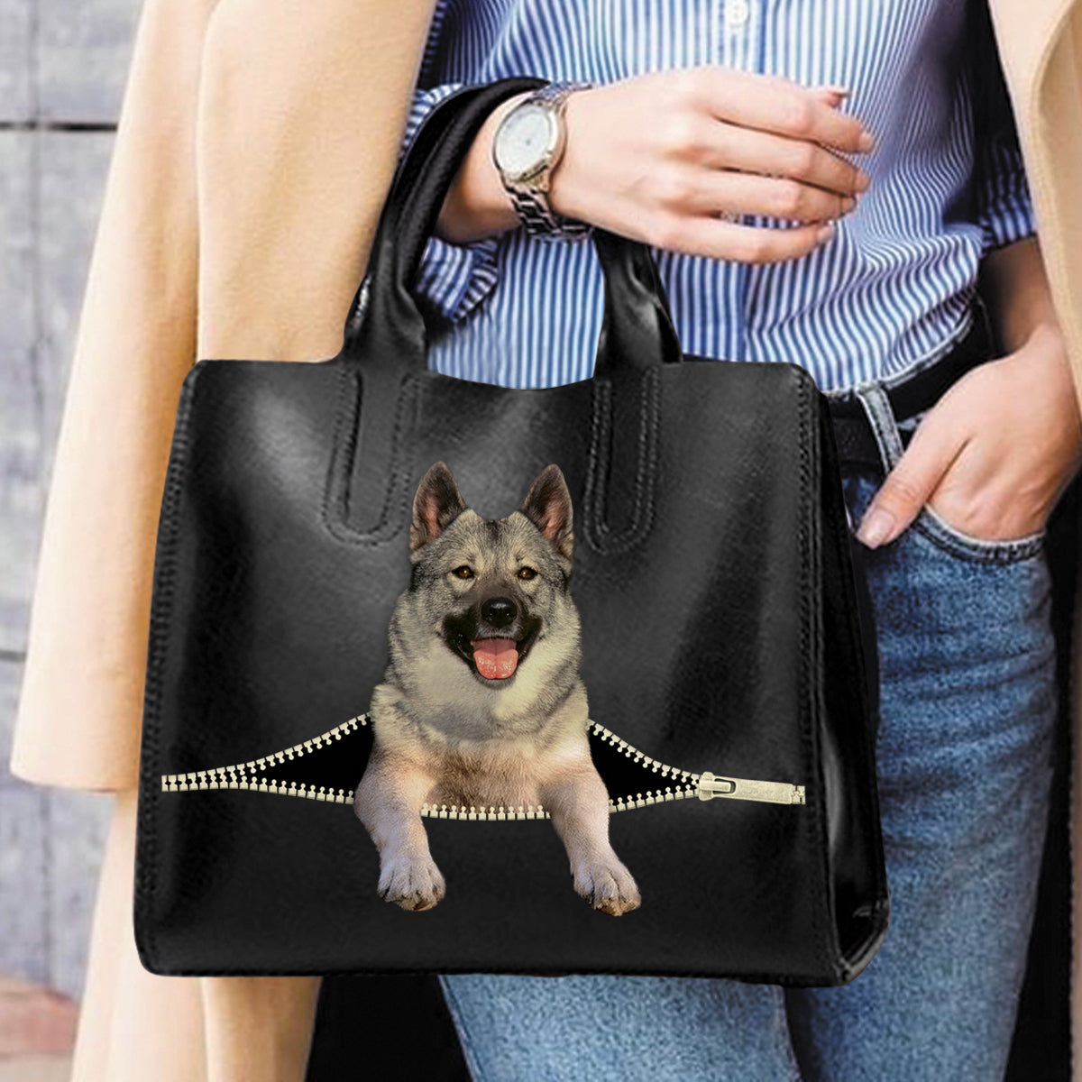 Sac à main de luxe Norwegian Elkhound V1