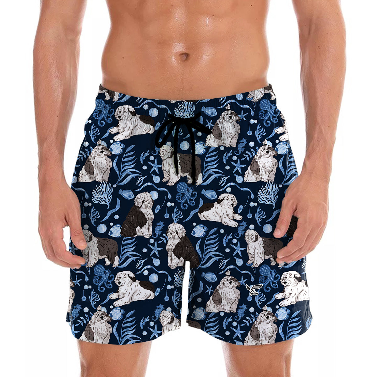 Old English Sheepdog - Hawaiian Shorts V1