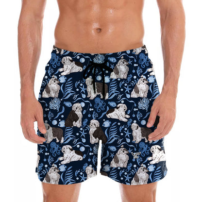 Old English Sheepdog - Hawaii-Shorts V1