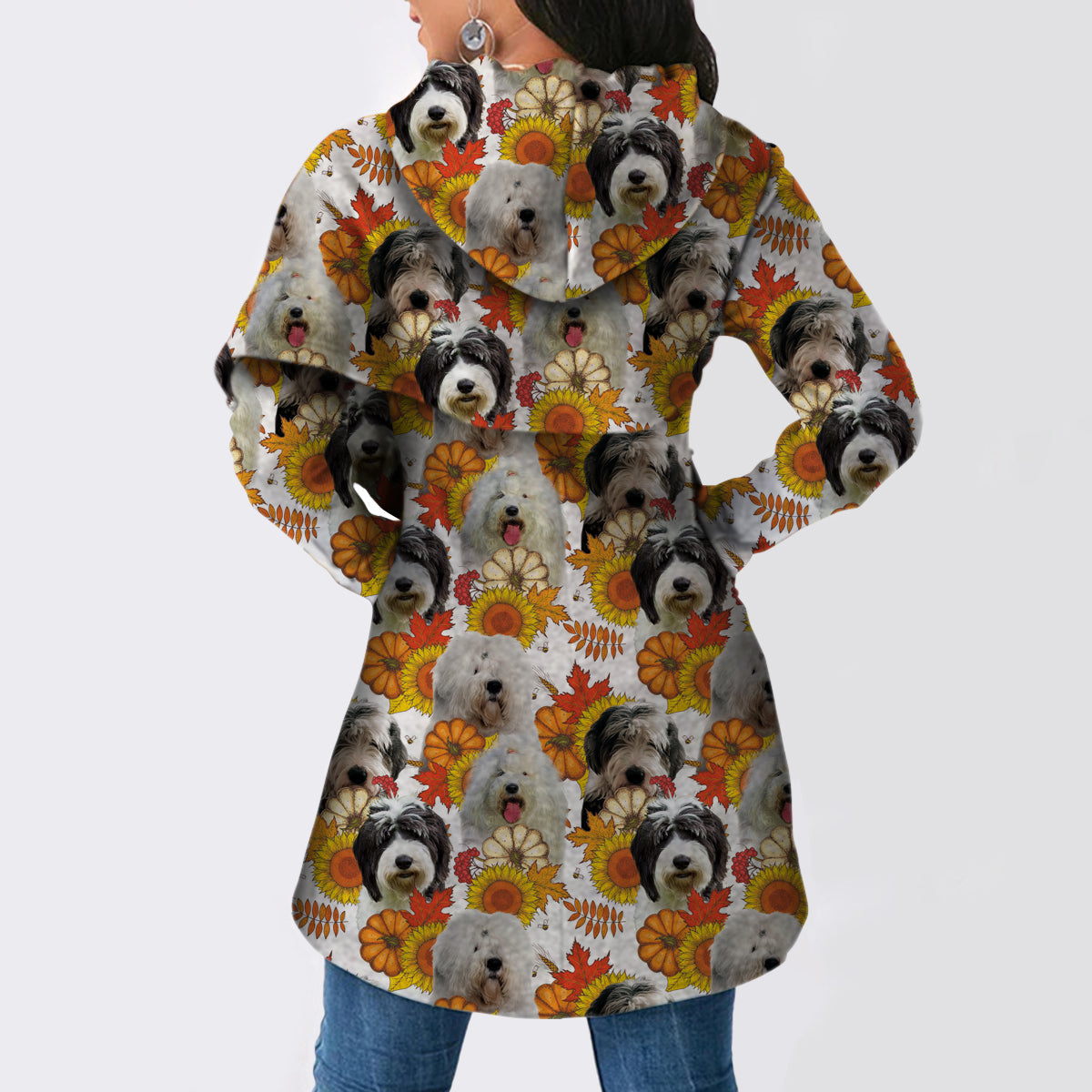 Old English Sheepdog - Fashion Long Hoodie V2