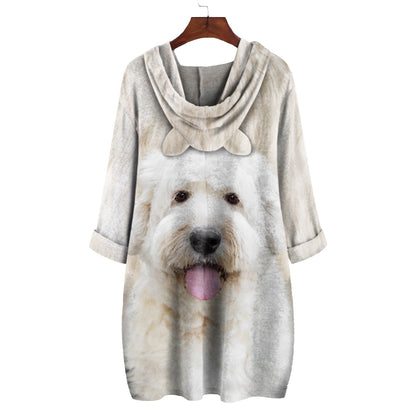 Old English Sheepdog Mom - Kapuzenpullover mit Ohren V1