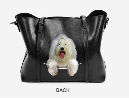 Old English Sheepdog Unique Handbag V2