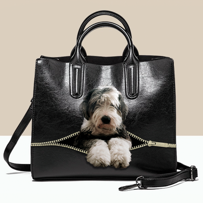 Old English Sheepdog Luxury Handbag V1