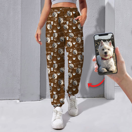 Joli pantalon personnalisé avec la photo de votre animal