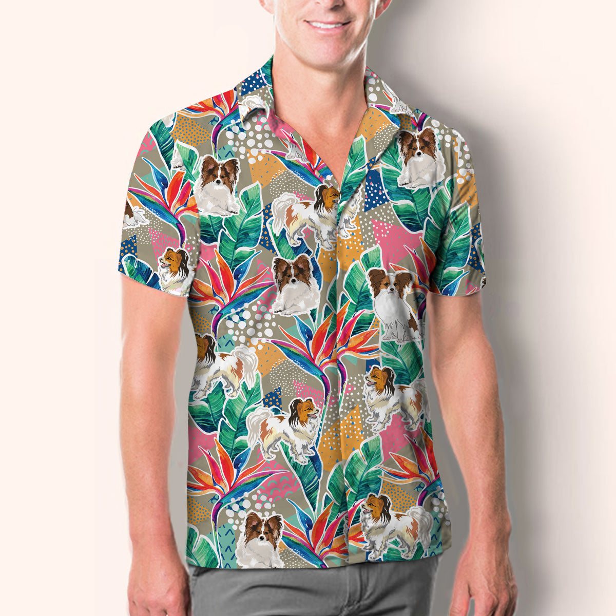 Papillon - Hawaiian Shirt V1