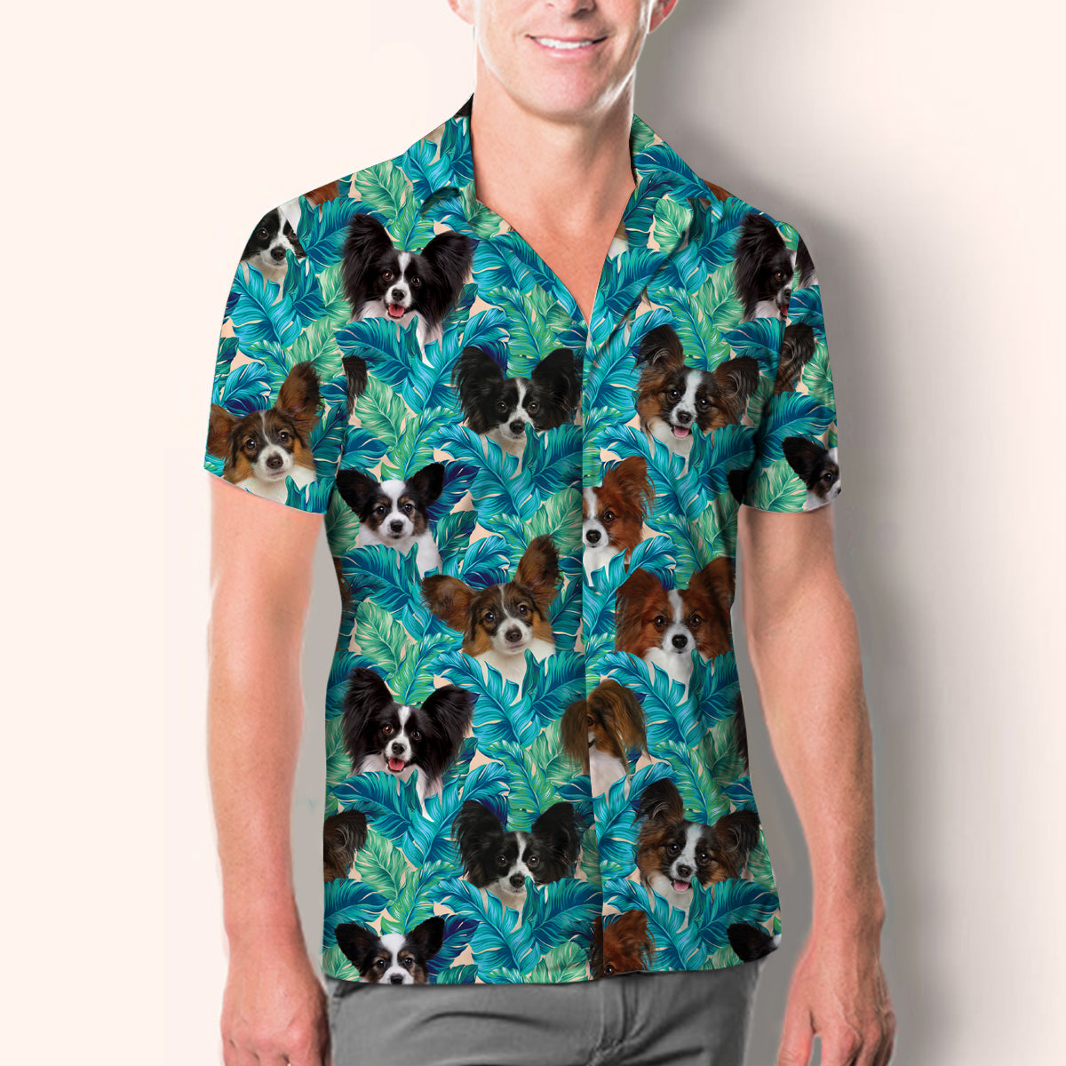 Papillon - Hawaiian Shirt V3