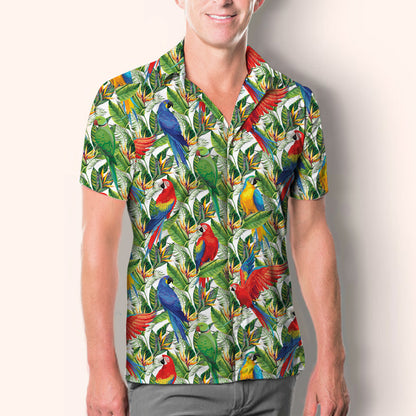 Papagei - Hawaiihemd V3