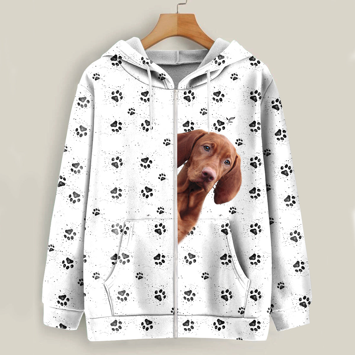 Paw-sitive Vizsla - Follus Hoodie