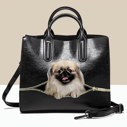 Pekingese Luxury Handbag V1