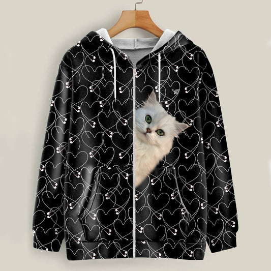 Persian Chinchilla Cat Will Steal Your Heart - Follus Hoodie