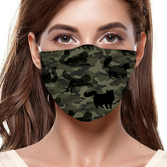 Masque F camouflage chat persan V1