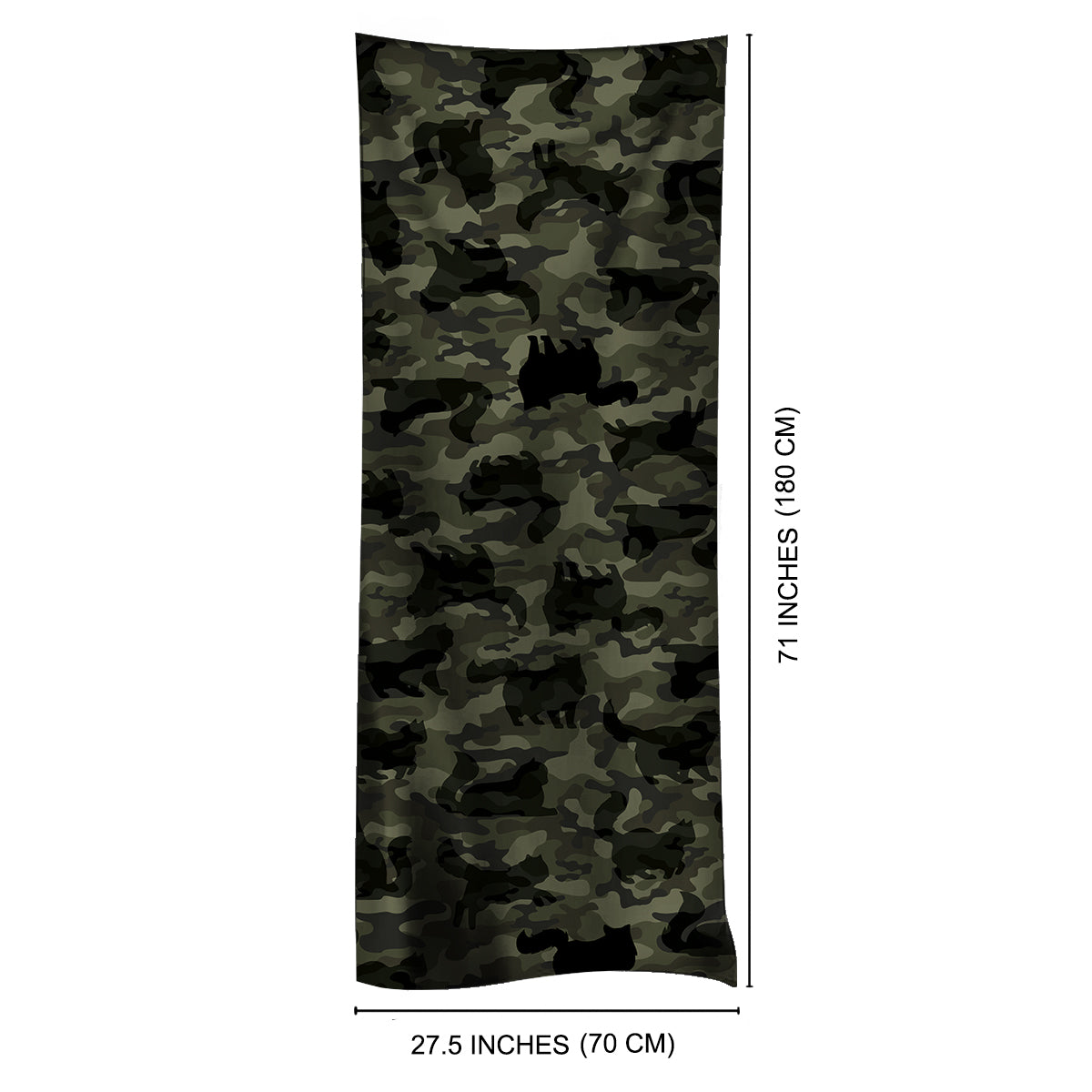 Perserkatzen-Camouflage-Schal V1