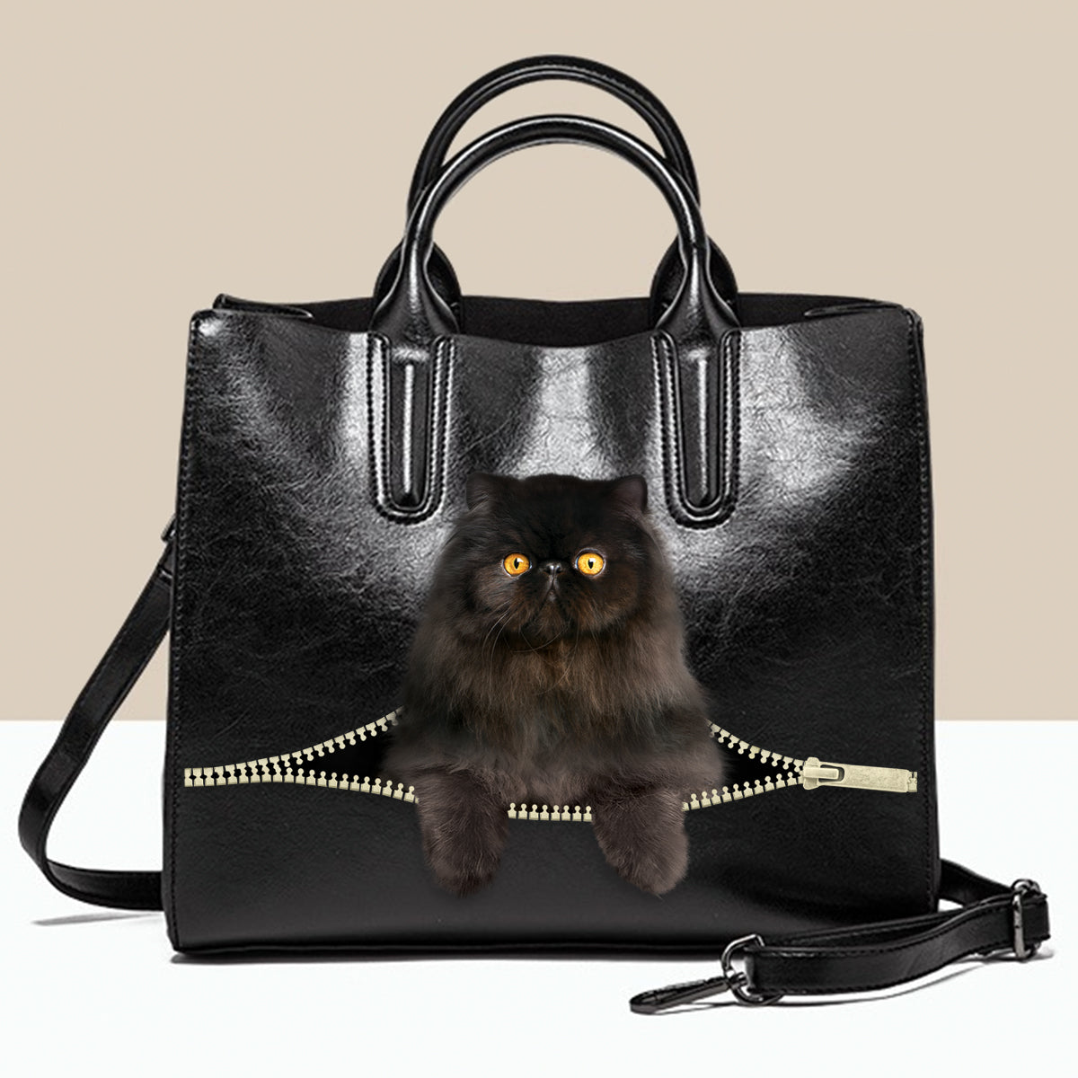 Persian Cat Luxury Handbag V1