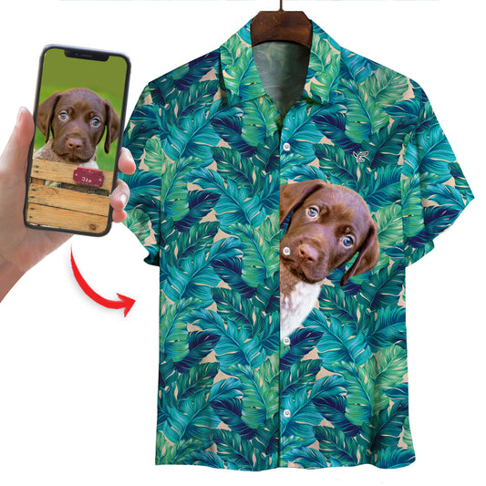 Personalisiertes Hawaiihemd mit dem Foto Ihres Haustieres V10
