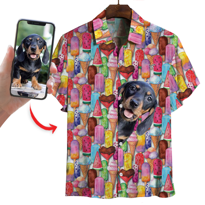 Personalized Hawaiian Shirt With Your Pet's Photo V18