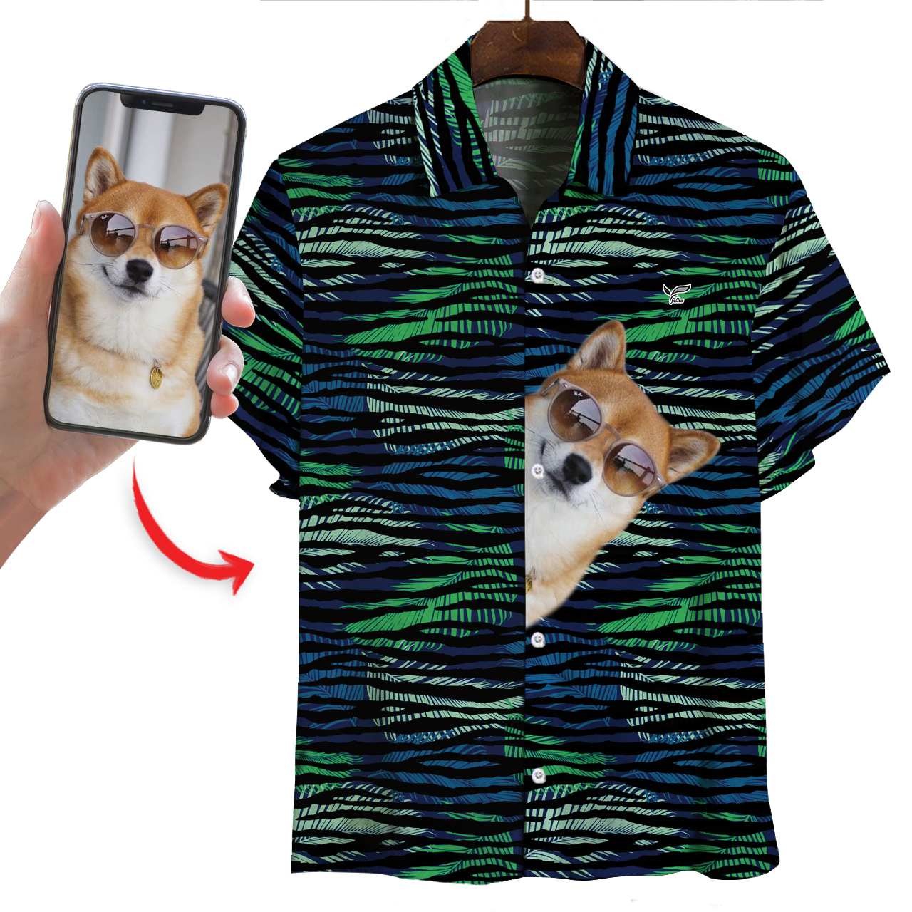 Personalized Hawaiian Shirt With Your Pet's Photo V19