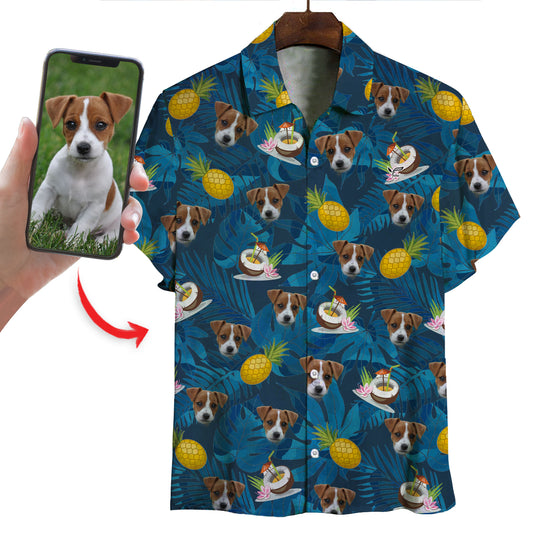 Personalisiertes Hawaiihemd mit dem Foto Ihres Haustieres V8