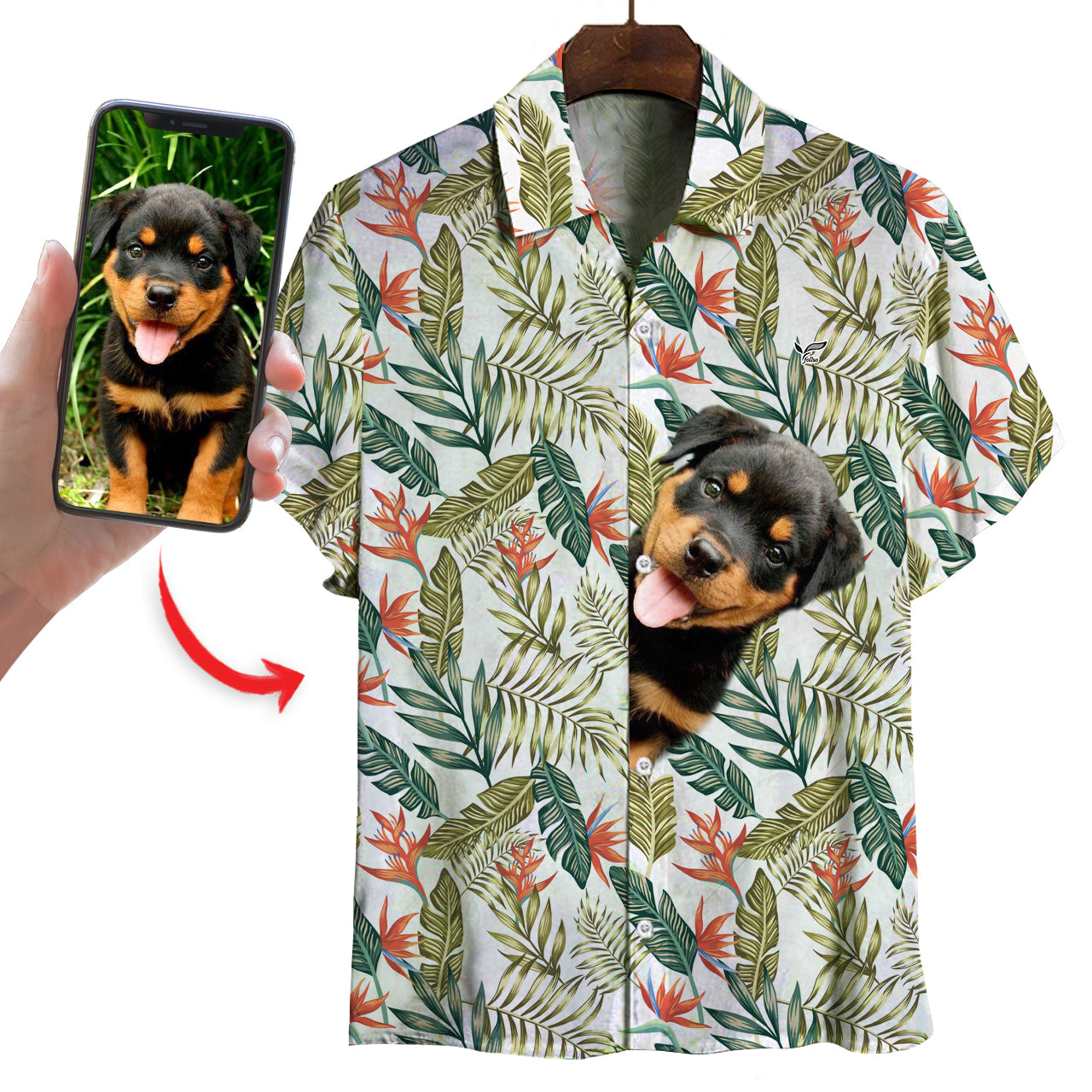 Personalized Hawaiian Shirt With Your Pet's Photo V9