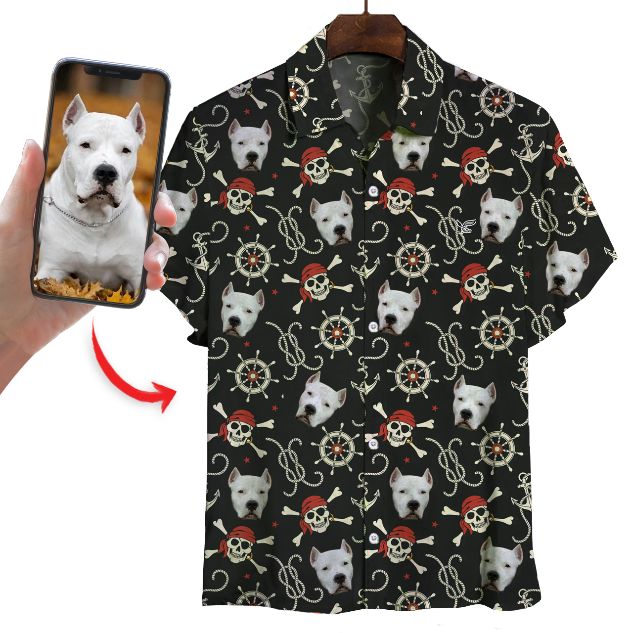 Personalized Hawaiian Shirt With Your Pet's Photo V22