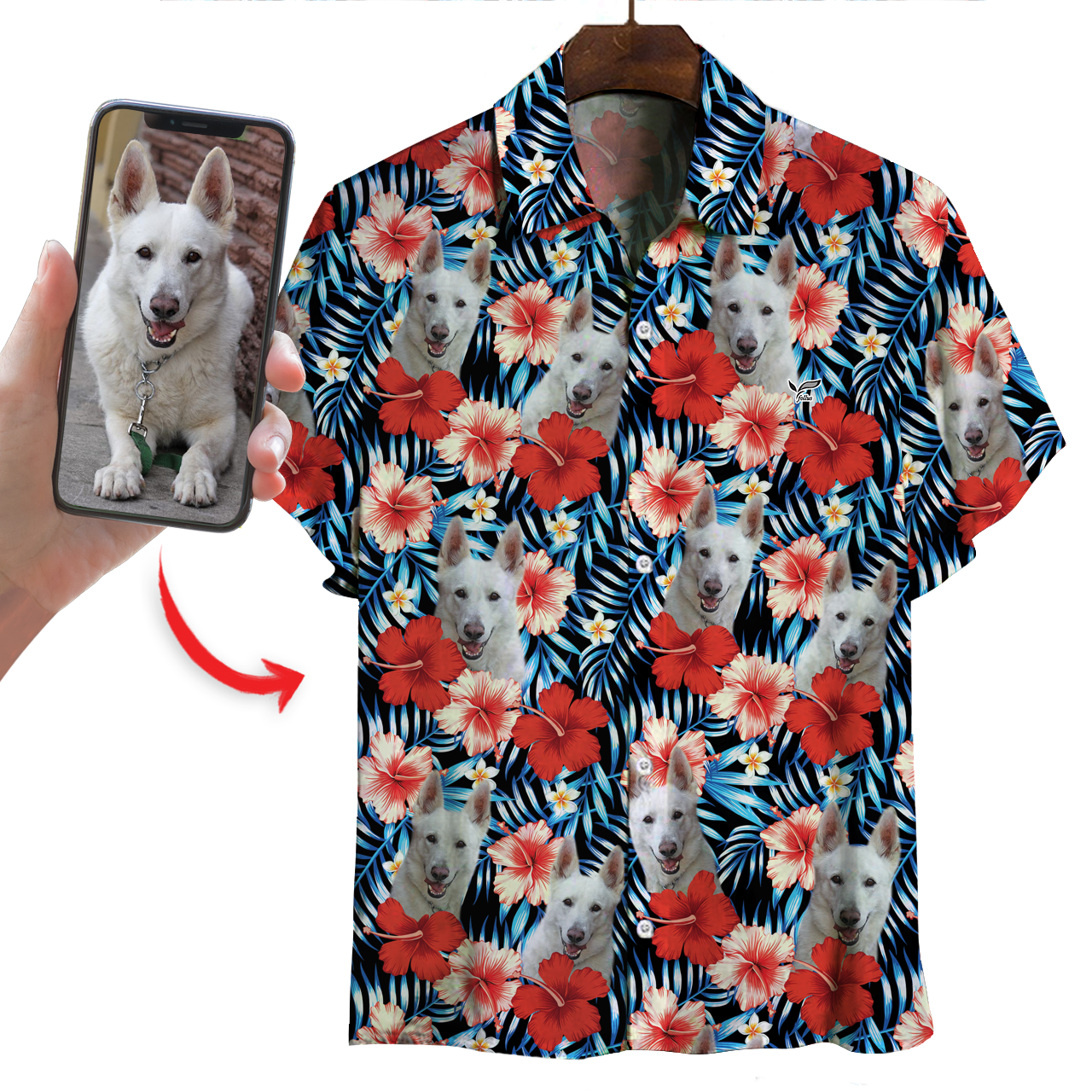 Personalized Hawaiian Shirt With Your Pet's Photo V36