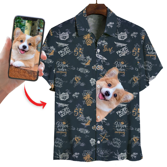 Personalized Hawaiian Shirt With Your Pet's Photo V19