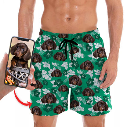 Personalized Hawaiian Shorts With Your Pet's Photo V8