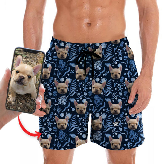 Personalisierte Hawaii-Shorts mit dem Foto Ihres Haustieres V10