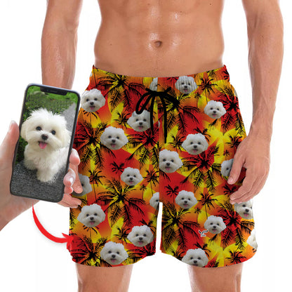 Personalized Hawaiian Shorts With Your Pet's Photo V6