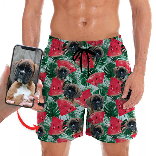 Personalisierte Hawaii-Shorts mit dem Foto Ihres Haustieres V6