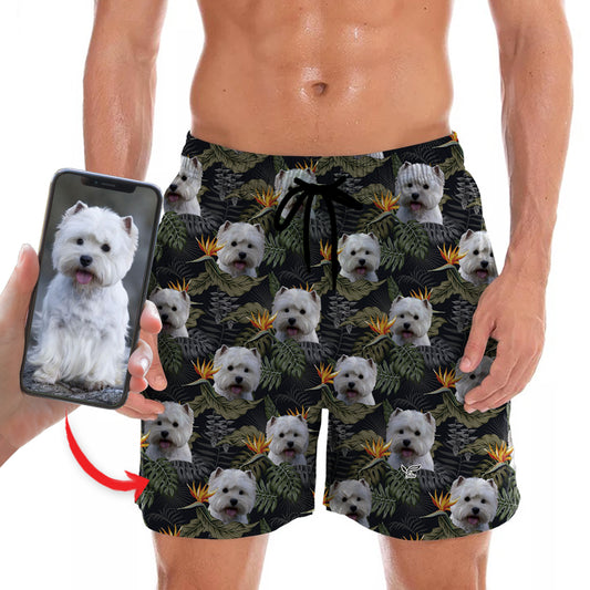 Personalisierte Hawaii-Shorts mit dem Foto Ihres Haustieres V2