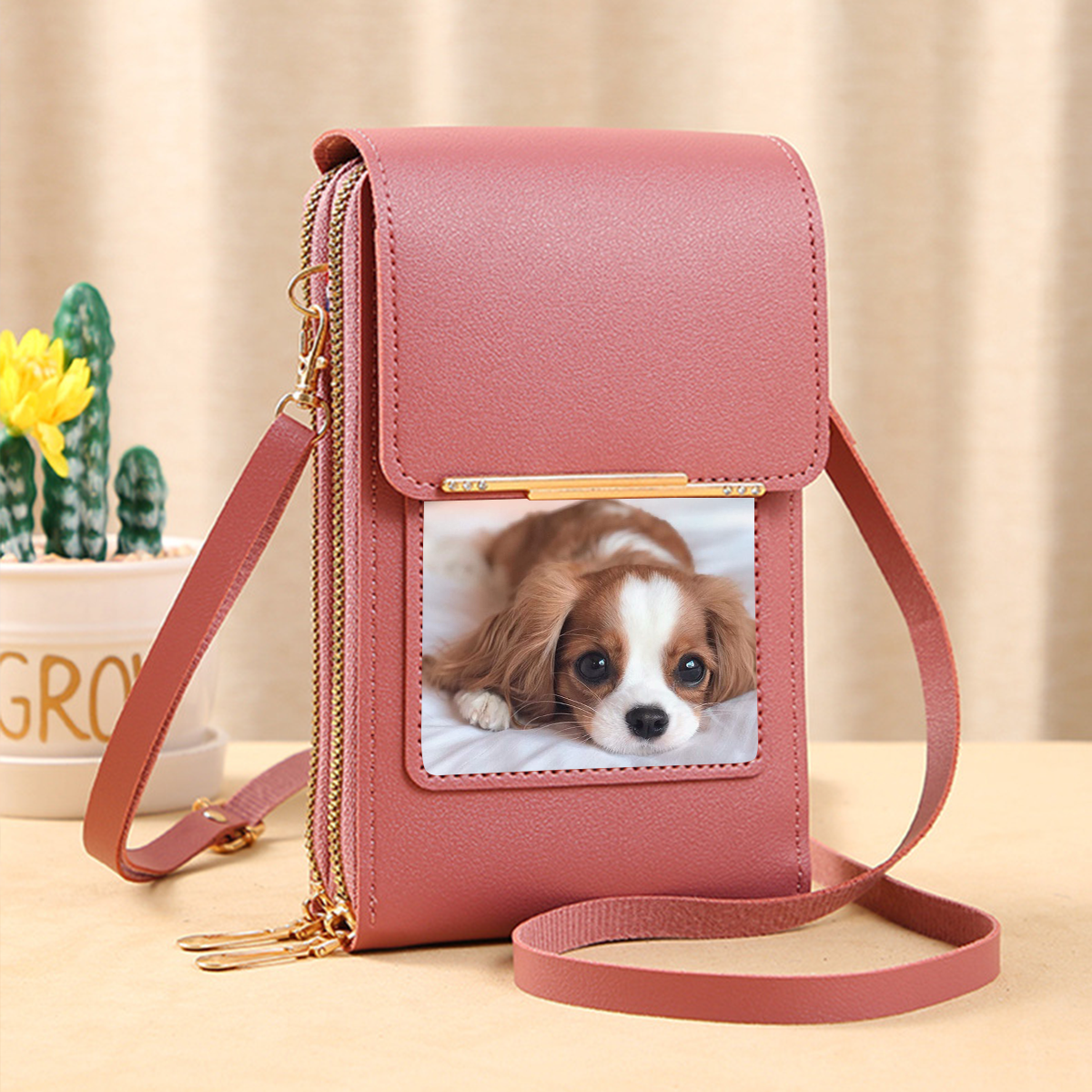 Personalized With Your Pet's Photo - DPink