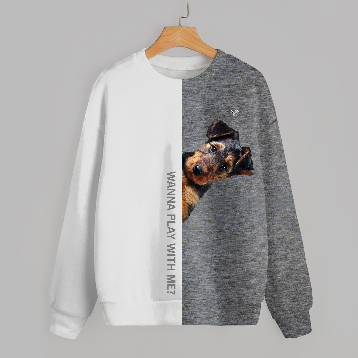 Lustige glückliche Zeit - Airedale Terrier Sweatshirt V2