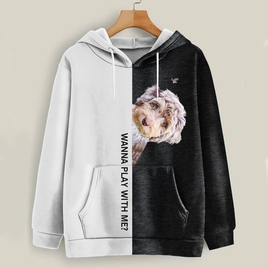 Funny Happy Time - Sweat à capuche Aussiedoodle V1