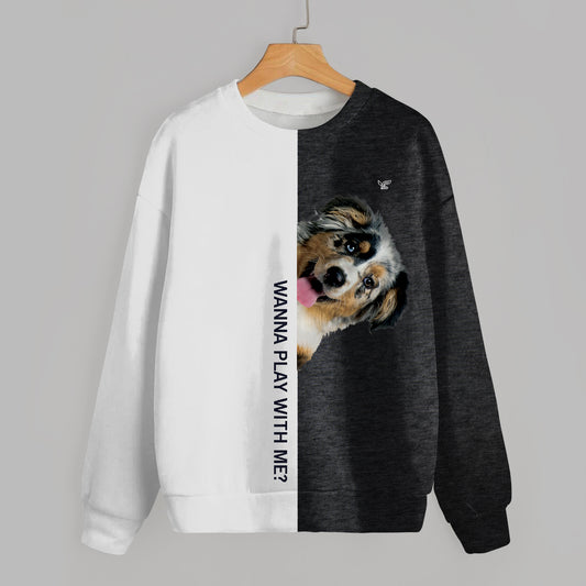 Lustige glückliche Zeit - Australian Shepherd Sweatshirt V1