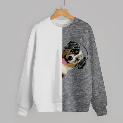 Funny Happy Time - Australian Shepherd Sweatshirt V3