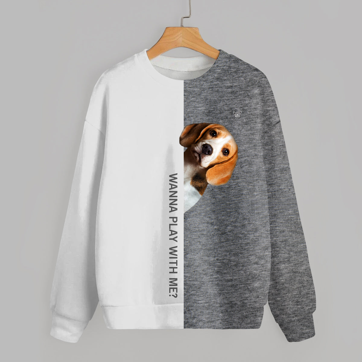Funny Happy Time - Sweat-shirt Beagle V1