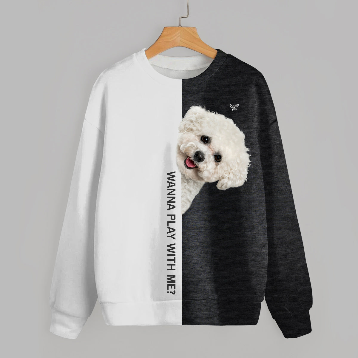 Funny Happy Time - Bichon Frise Sweatshirt V1