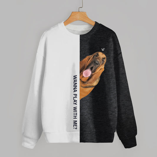 Lustige glückliche Zeit - Bloodhound Sweatshirt V1