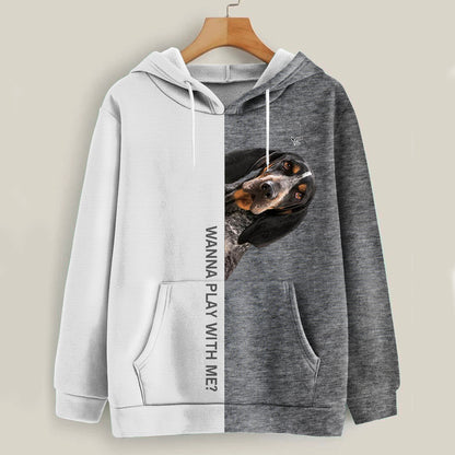 Lustige glückliche Zeit - Bluetick Coonhound Hoodie V1