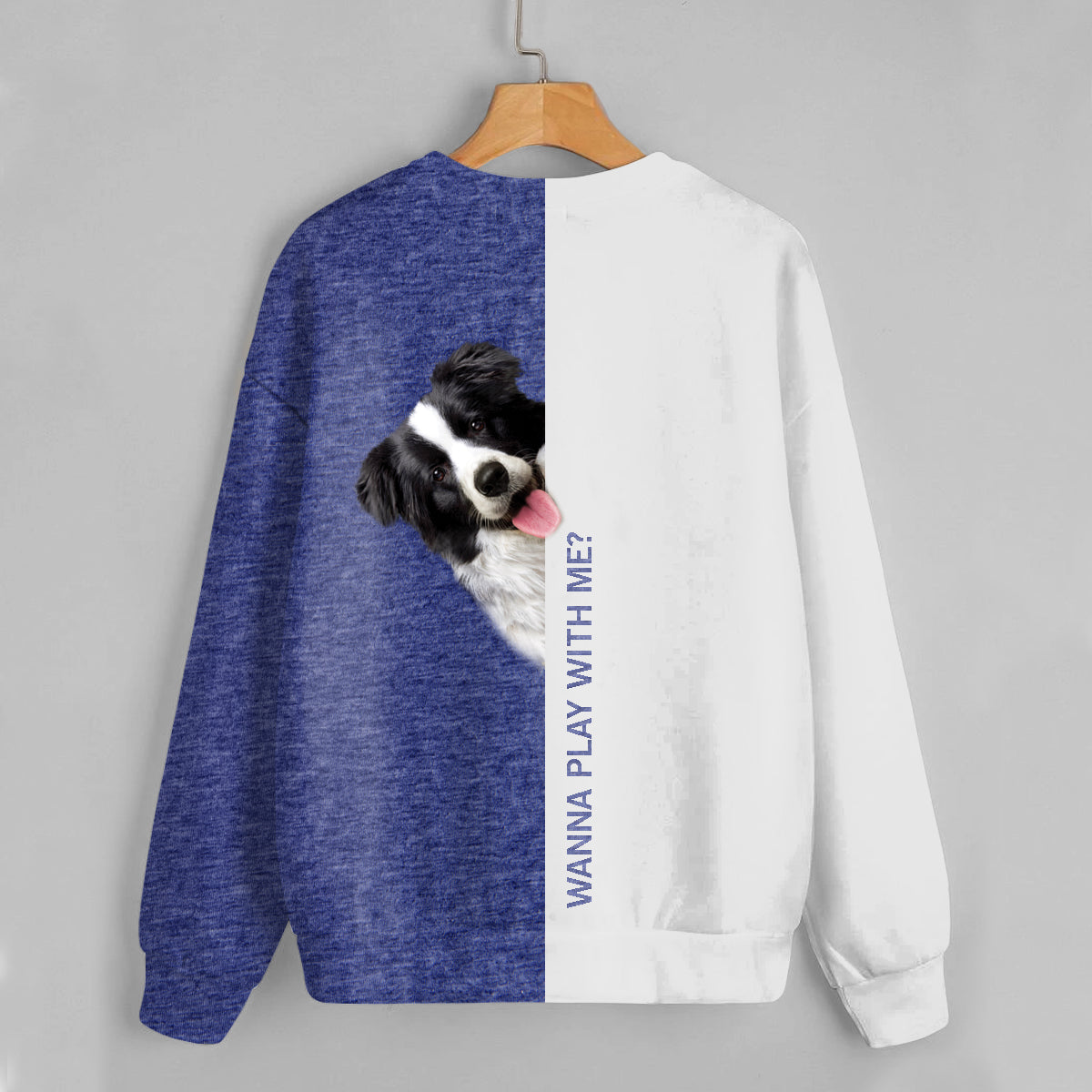 Funny Happy Time - Sweat-shirt Border Collie V1