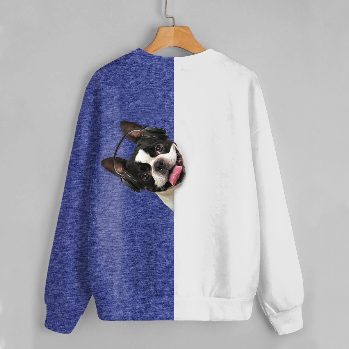Lustige glückliche Zeit - Boston Terrier Sweatshirt V2