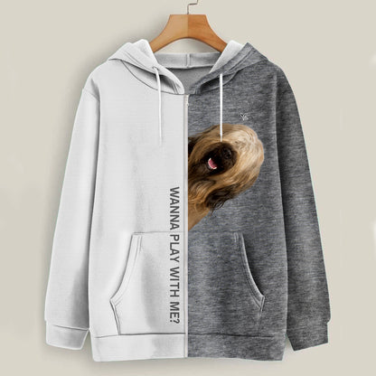 Funny Happy Time - Sweat à capuche Briard V1