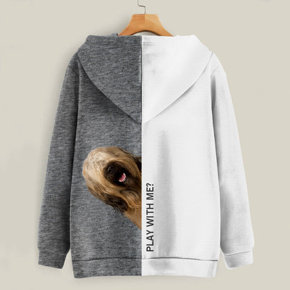 Funny Happy Time - Sweat à capuche Briard V1