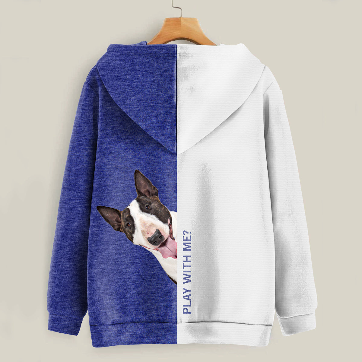 Funny Happy Time - Sweat à capuche Bull Terrier V3