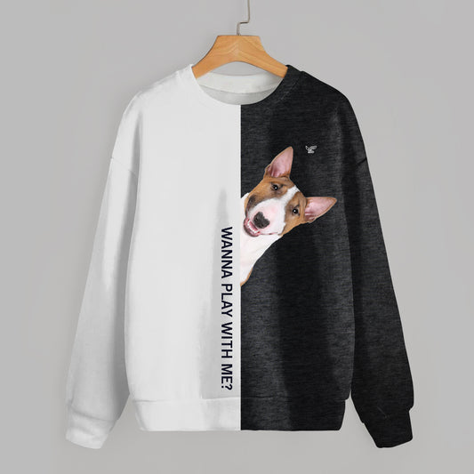 Lustige glückliche Zeit - Bullterrier-Sweatshirt V2