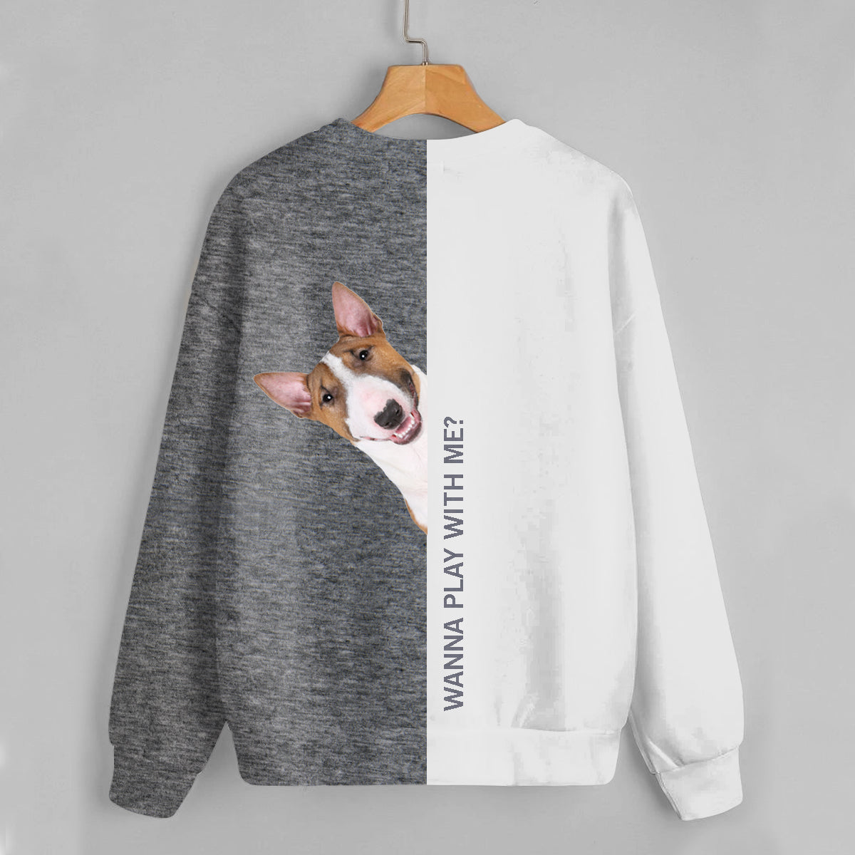 Funny Happy Time - Sweat-shirt Bull Terrier V2