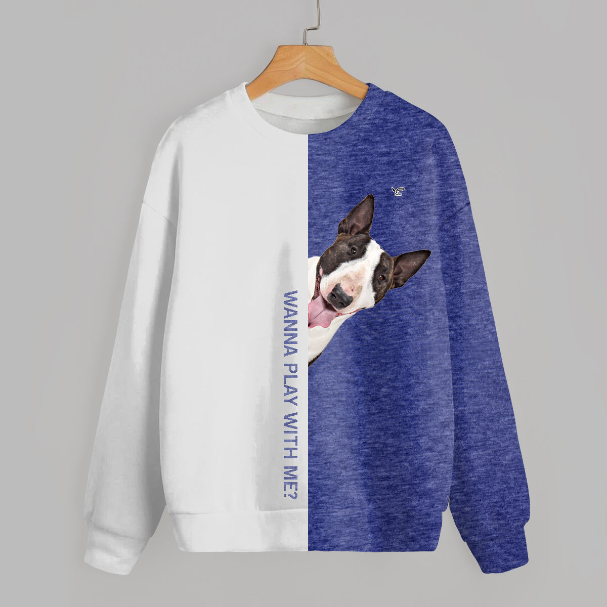 Lustige glückliche Zeit - Bullterrier-Sweatshirt V3