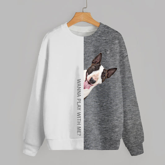 Lustige glückliche Zeit - Bullterrier-Sweatshirt V3